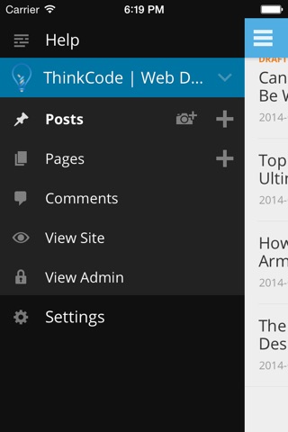 ThinkCode - Manage & Maintain Your Website screenshot 2