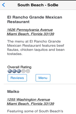 Miami DiningGuide screenshot 3