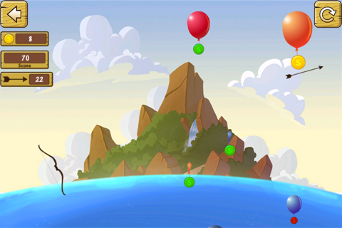 Balloon Bow & Arrow screenshot 2