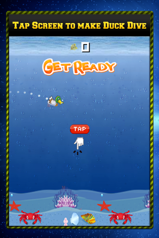 Duck Dive: Flappy Prey Bird Fishing screenshot 3