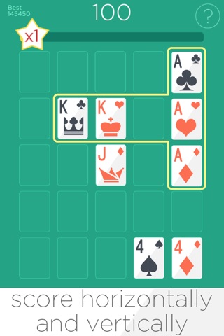 Cross Poker - Free Card Puzzle Game screenshot 2