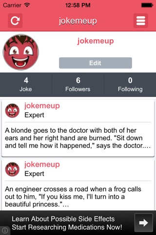 JokeMeUp screenshot 4