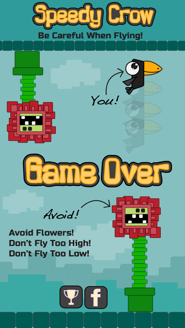 How to cancel & delete Speedy Crow-The Single Tap Adventure Of A Funny Flying Crazy Bird! from iphone & ipad 3