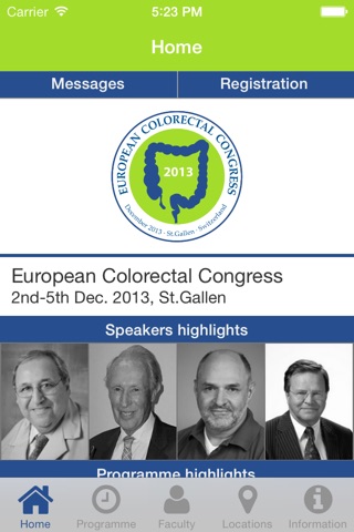 European Colorectal Congress - ECC 2013 screenshot 2