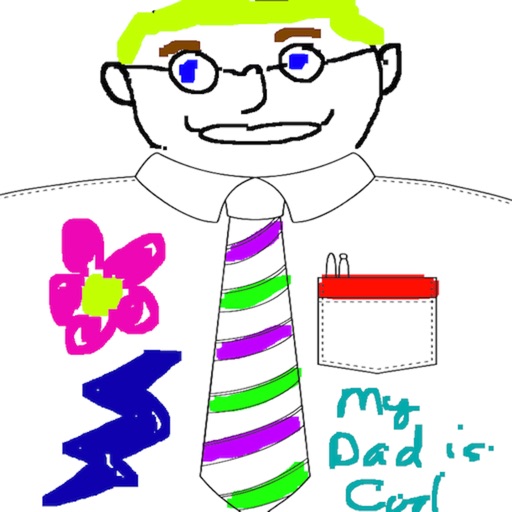 Kids Fingerpainting - Father's Day HD icon