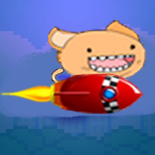 Flappy Rocket Cat - he's got a rocket to go after the bird! Icon