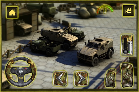 Army Trucker Parking Simulator - Top Free Military War Vehicle Simulator Game screenshot 4