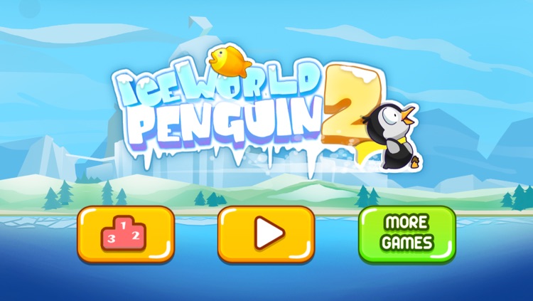 Adventures in Ice World 2 - Runing and Fishing Penguin