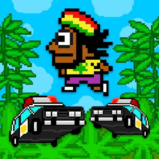 Jumpy Rasta Man - FREE - Cops and Farmer Chase Game icon