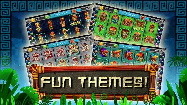 Aztec Slots Party Coin Mania - Addictive Slot-Machines Casino Style Simulation Game FREE screenshot-3