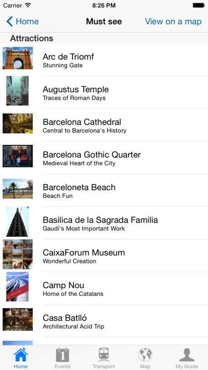 Barcelona Travel Guide Offline screenshot-3