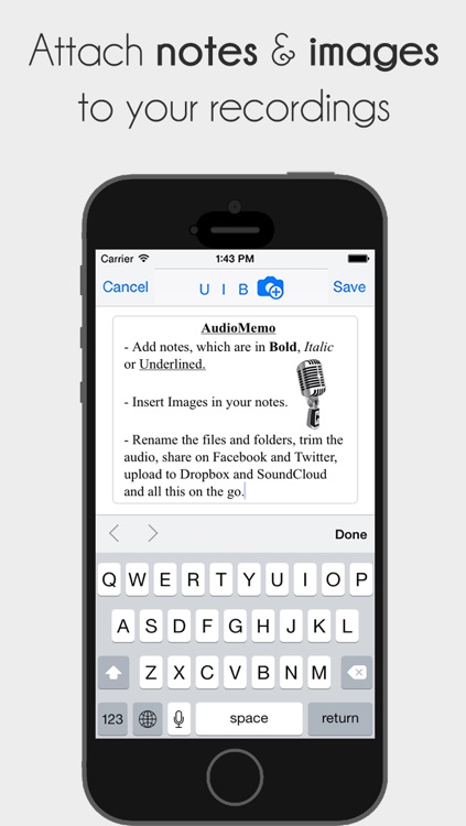 Audio Memos: Trimming, Playback, Notes and Podcasts screenshot-3