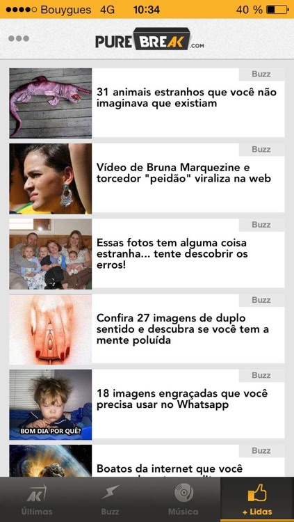 PureBreak: o site que fala a língua dos jovens screenshot-3