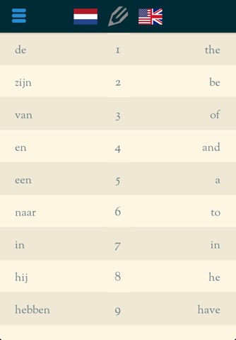 Easy Learning Dutch - Translate & Learn - 60+ Languages, Quiz, frequent words lists, vocabulary screenshot 2