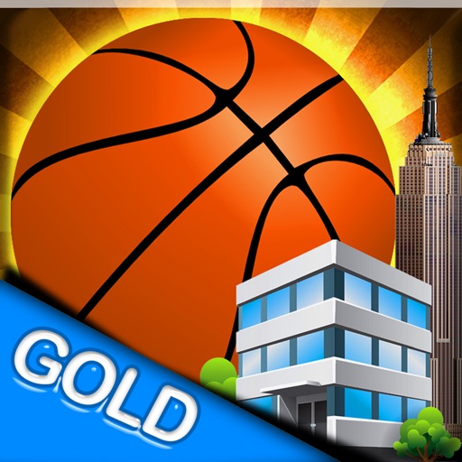 Basketball parkour in the Big City Center - Gold Edition icon