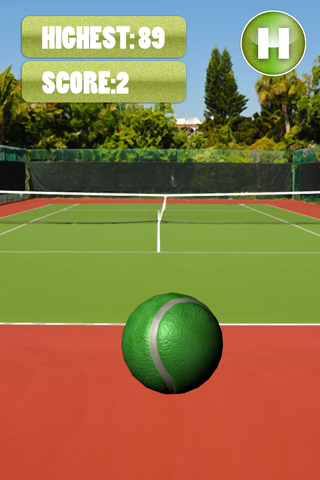 3D Tennis Easy Flick Ball-Game for Free screenshot 2