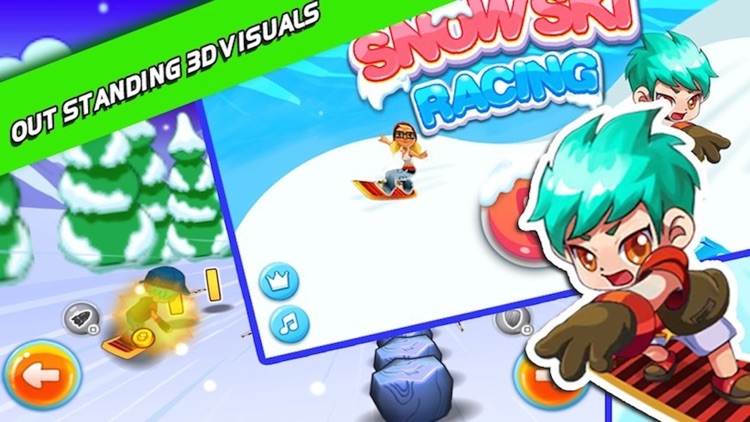 3D Ski Racing-Super Jumper Rush