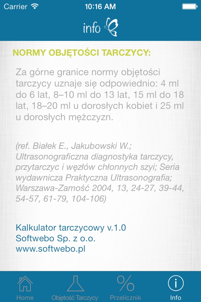 KalkulatorTarczycowy screenshot 4