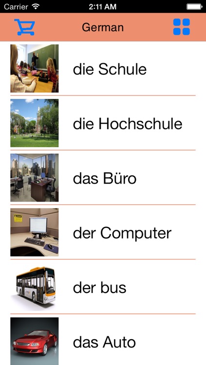 1500 Basic German Words screenshot-3