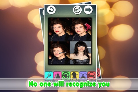 Makeup Transformation Photo Editor : Attractive Celebrity Parody Crop-per Effect-s screenshot 4