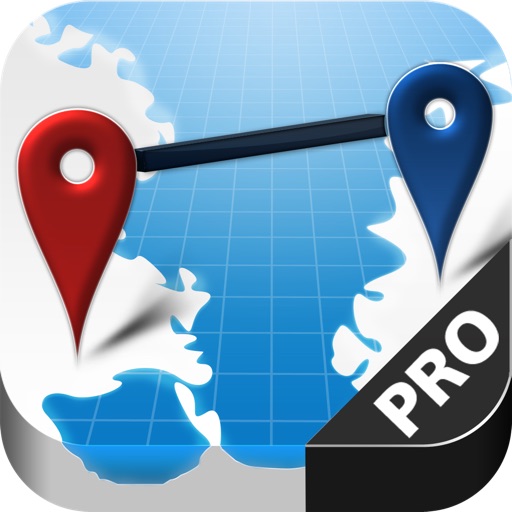 AtoB Distance Calculator PRO - easy and fast air or car route measurement from A to B for travel and more