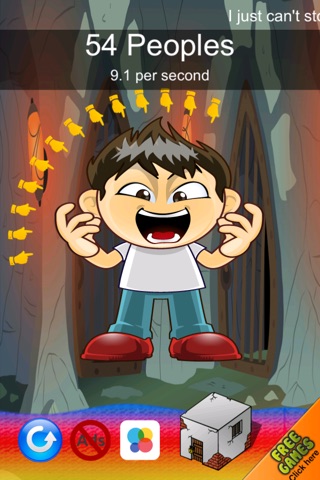 Tap tap bidou tap and tap bang booth - insane the clickers brains - Free Edition screenshot 2