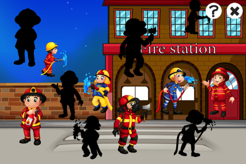 A Firefighter Learning Game for Children: Puzzles, games and riddles with firemen screenshot 2