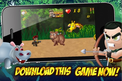 Jungle Hunter Battle of Legends Elite Heat Challenge LITE - Multiplayer Reloaded Pro Edition! screenshot 3