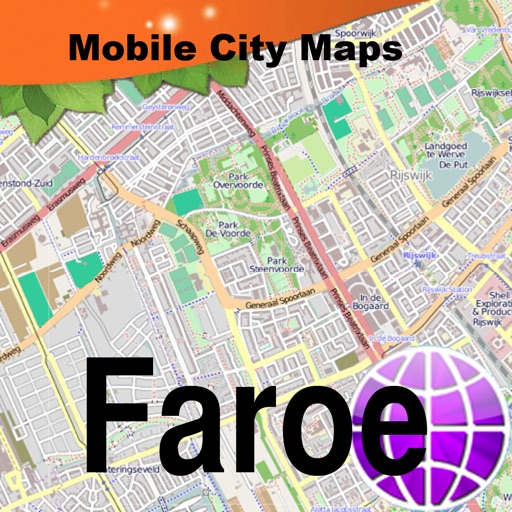 Faroe Islands Street Map icon