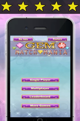 Gem Match Mania - Blast a Jewel Puzzle Game of Diamonds screenshot 4