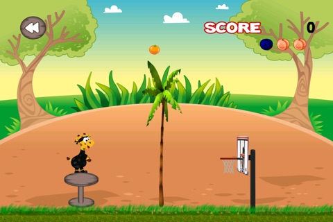 Ninja Flick - A Giraffe Hoop Challenge- Free screenshot 4