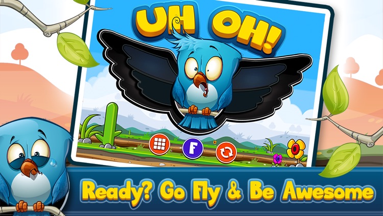 Flippin Bird - Flying Stunt Tricks School to Test your Driving by Go Free Games screenshot-4