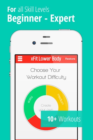 xFit Lower Body – Daily Workout for Sexy Toned Leg and Thigh Muscle screenshot 2