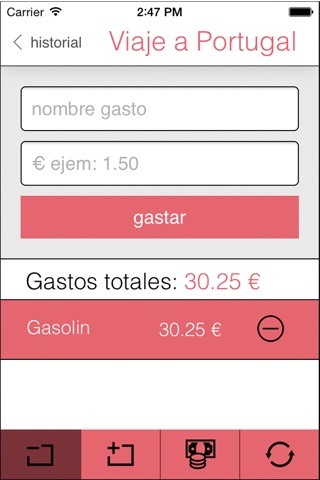 Crono Gasto screenshot 2