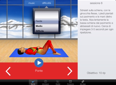 Snow Fitness Workouts HD - Ski & Snowboard exercises screenshot 4