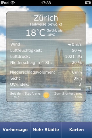 Wetterfee screenshot 2