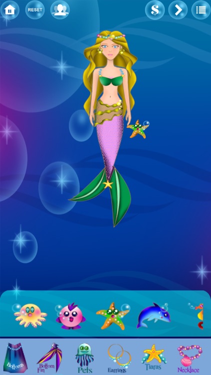 My Mermaid Dress Up World - A Little Salon Game For Girls FREE