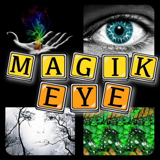 Magik Eye Word Pic iOS App