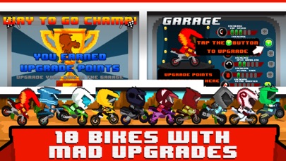 How to cancel & delete Blocky Bike Race 3D - A Pixl Roads Block Run from iphone & ipad 3