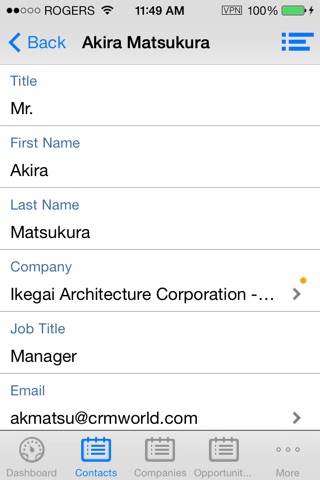 Saratoga CRM screenshot 4