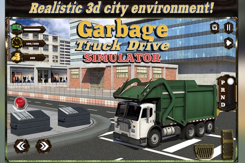Garbage Truck Drive Simulator screenshot 4