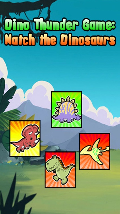 Dino Thunder Game: Match the Dinosaurs