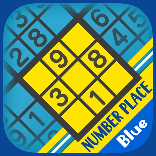 Basic NumberPlace Blue Icon