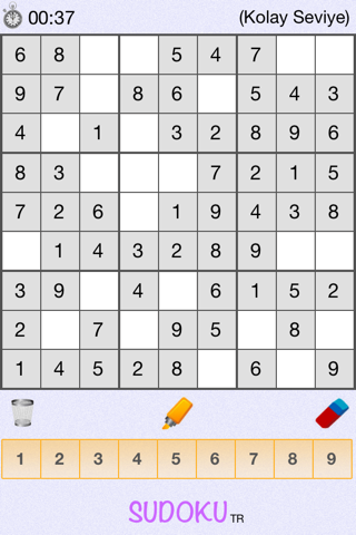 Sudoku TR screenshot 2