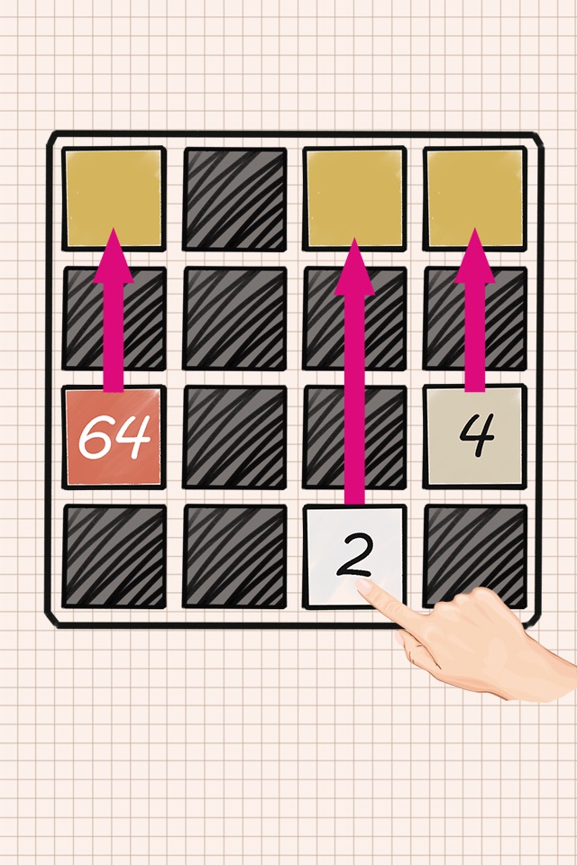 2048 - Number puzzle Doodle Style screenshot 3