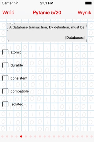 Łódzki Test Informatyków screenshot 2