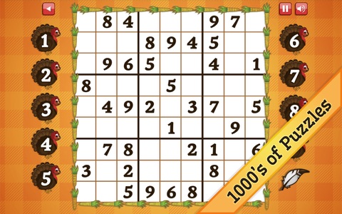 Thanksgiving Sudoku screenshot 2