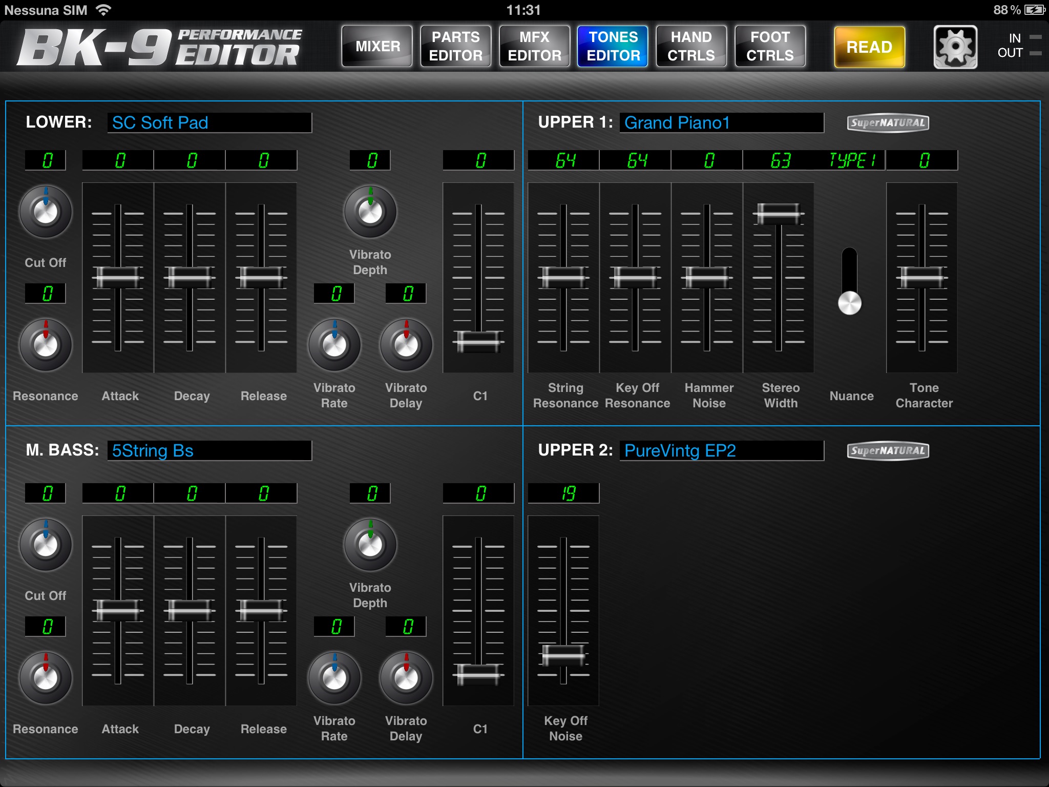 BK-9 Performance Editor screenshot 4