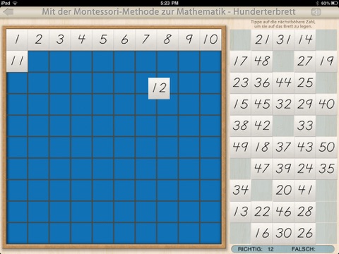 Hunderterbrett - Mit der Montessori-Methode zur Mathematik screenshot 2