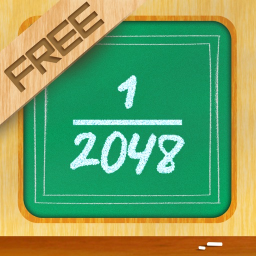 Fraction 1 : The 2048 Mathematical Solving Equation Board - Free icon